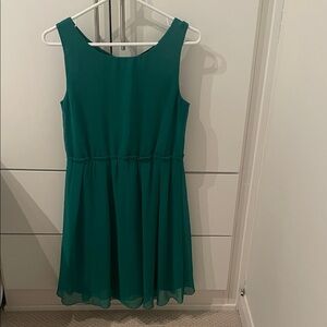 Elegant Emerald Green Dress